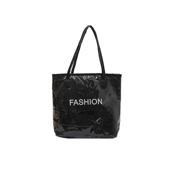 D80 Outdoor Transparent Big Bag Fe Bag Lar Tote Bag Leisure Beach Handbag