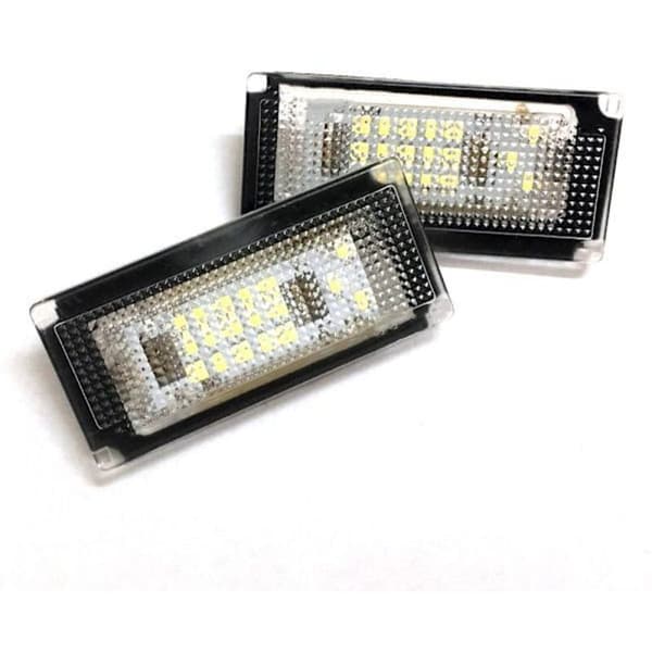 To LED nummerpladelys. 6000K farvetemperatur. Til MINI R50