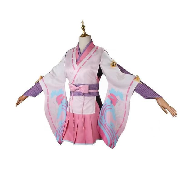 Game Naraka: Bladepoint Tsuchimikado Cosplay Costume Girl Uniform Peruker Jackor Kostymer Gördel Rosett Kjolar Karnevalsfest Hot Skirt set One Size