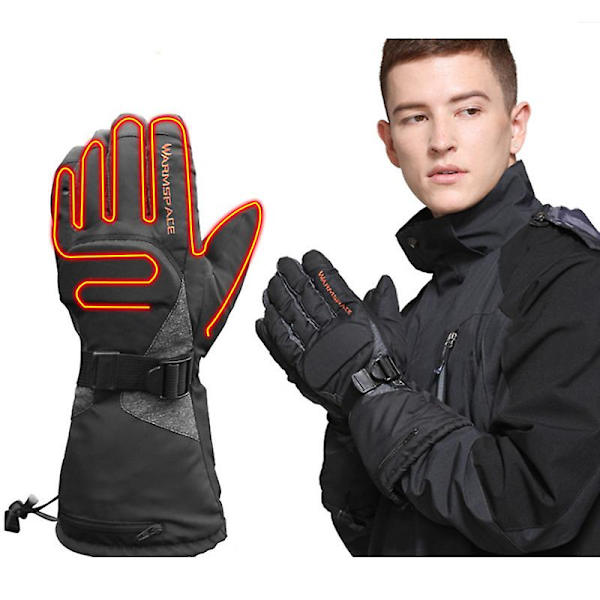 Evago USB Laddning Vinter Intelligent Temperaturreglering Värmehandskar Med Hand Back Värme Touch Screen Handskar M