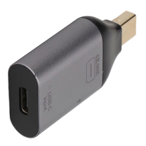 4K 60Hz USB C Naaras - Mini Displayport Uros Adapteri Muunnin ja PD Virtalähde Matkapuhelimelle PC Projektorille ja Monitorille