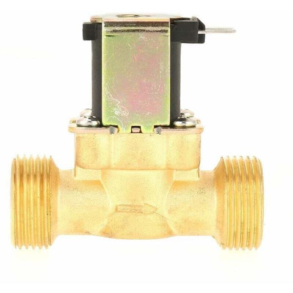 DC 12V G3/4 normalt lukket elektrisk magnetventil. Messing magnetventil. NC magnetventil (G3/4 DC12V)