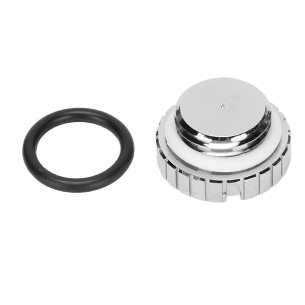 Vattenstoppsplugg Svart Silver G1/4 Gängplugg med O-ring för Dator Vattenkylningssystem Silver