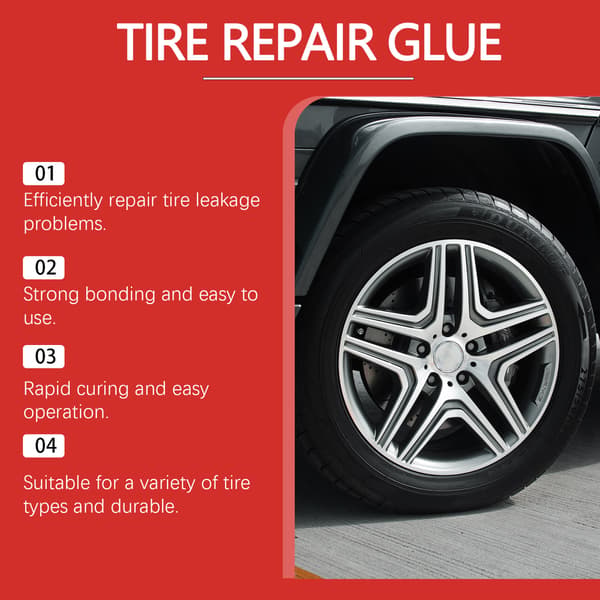3-pack Däckreparationslim Repor Sprickor Däcksida Mjuk Fyllning Däckreparationslim