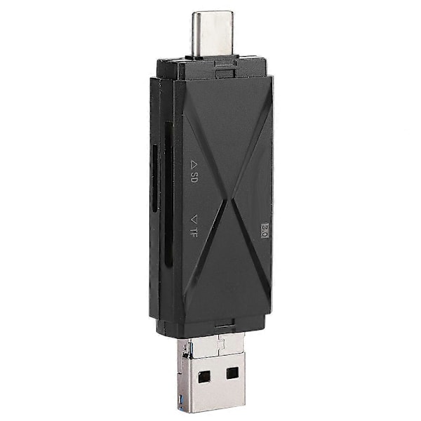 Minneskortläsare Typ C OTG 5-i-1 USB 3.0 Multifunktionell Telefontillbehör för Dator