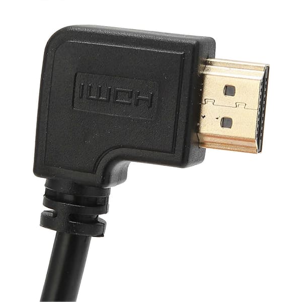 HighDefinition Multimedia Interface Adapterkabel 15cm Hun til Han Venstre Hoved Tilslutningsledning