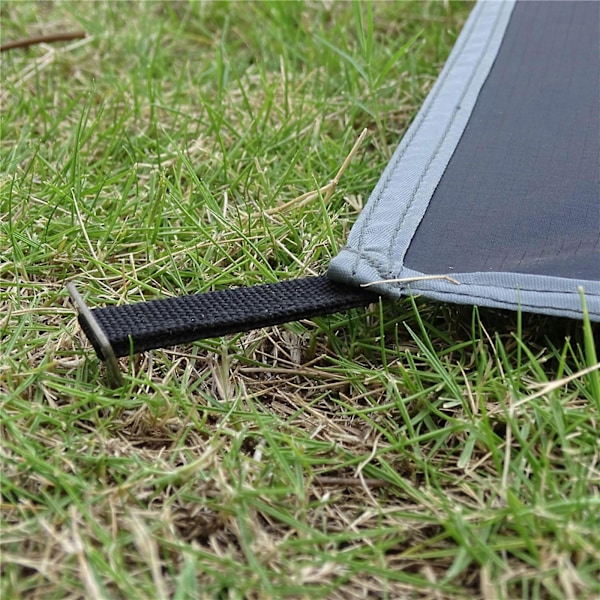 Piknik-huopa taskulla, vedenpitävä, hiekanpitävä pohjakangas, kevyt, kokoontaitettava rantamatto ulkoiluun, retkeilyyn 210x240cm