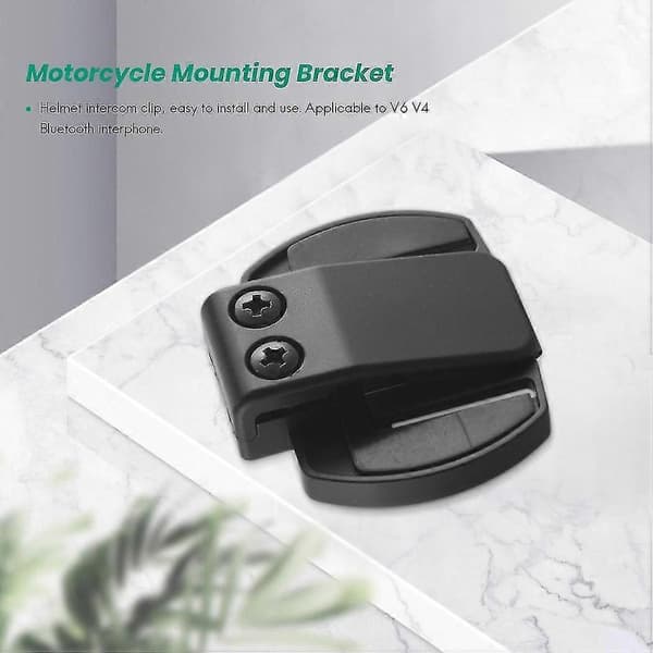 2 stk. Vnetphone V6 V4 V2-500c Intercom Tilbehør, hjelm Intercom Clip Monteringsbeslag, motorcykel