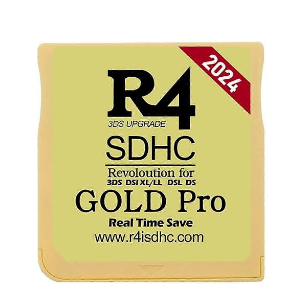2024 R4 Kort R4 SDHC Adapter Flash Kort kompatibel med DSL XL/LL Secure Digital Memory Card Burning Card C