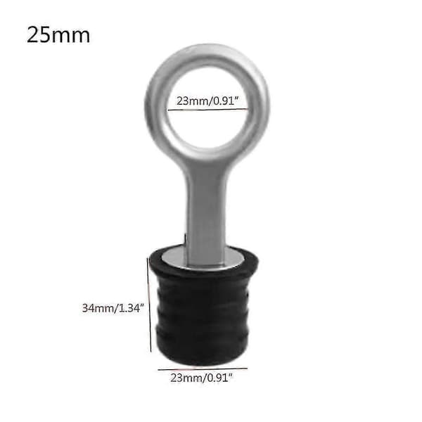 Marine Dreneringsplugg Rustfritt Stål Båter Dreneringsplugg For 25/32mm Hull