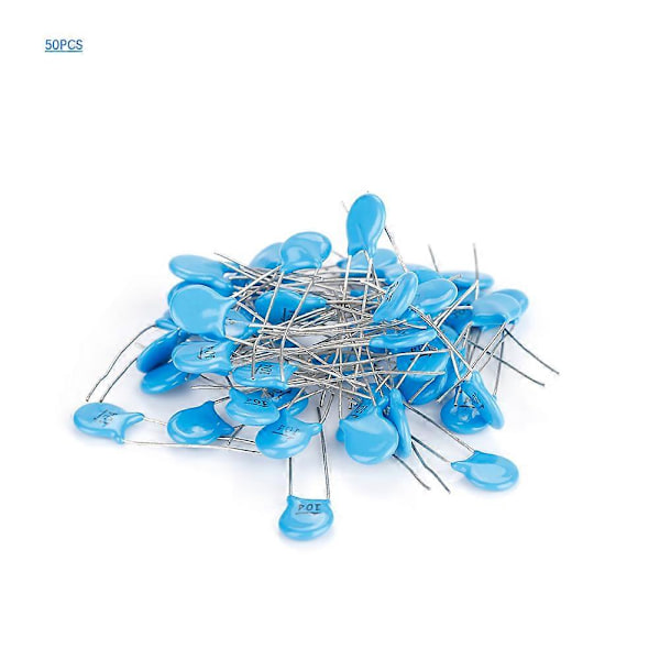 50st 1000V 104M 0.1uF 100nF 1000V Högspännings Keramiska Kondensatorer Set