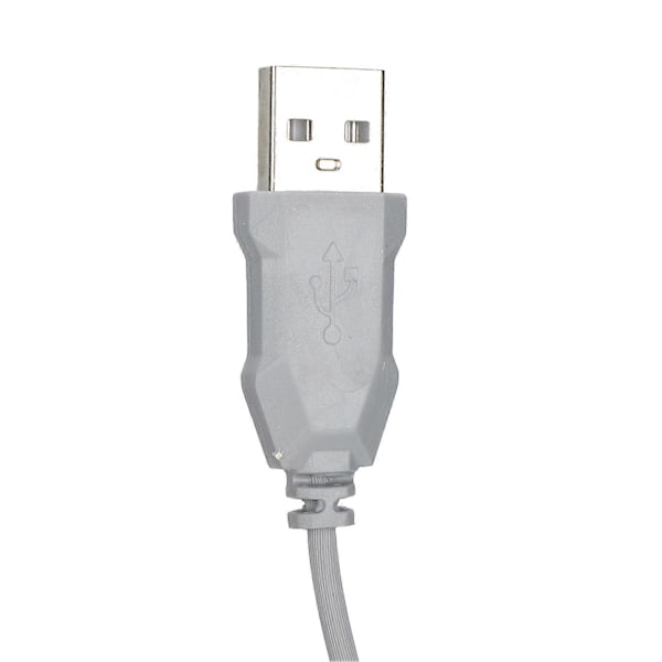 USB Mus M3 Bakgrunnsbelysning Modus Kablet Mus Ergonomisk Design Datamus for Macbook Laptop PC Hvit