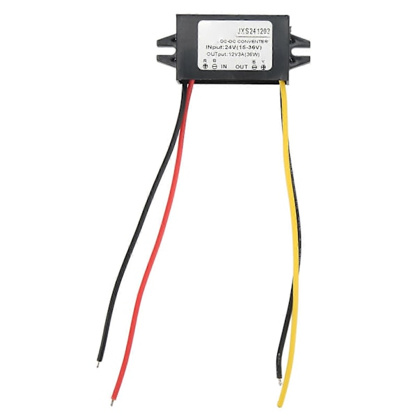 DC Buck Modul Ultratunn Vattentät PP-kapsling Hög Konverteringsfrekvens Buck Spänningsomvandlare Modul 24V till 12V