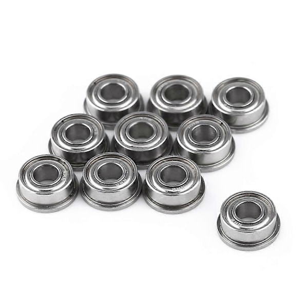 10kpl F684ZZ Kaksinkertaisesti suojattuja pienoislaippalaakereita 4x9x4mm 3D-tulostinmalliin