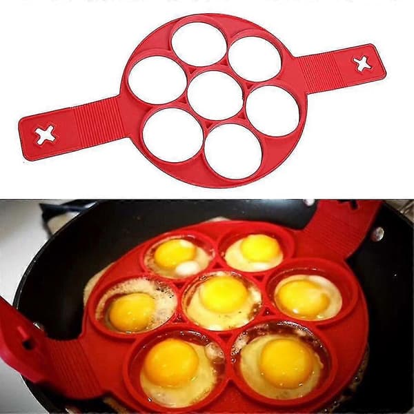 Slipplett Pannekake Koke Verktøy Egg Ring Maker Ost Egg Koker Pan Snu Egg Form