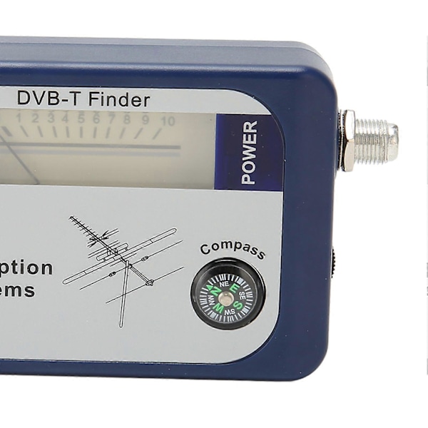 Digital TV Signal Finder Høj Præcision Baggrundslys Mini TV Antenne Signalstyrke Måler til Satellitsignal