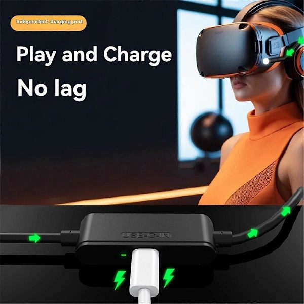 För Meta Quest 3S /3/2 USB3.2 Gen1 Kabel Laddningskabel Pico4 3.0 USB-kabel Typ C Dataöverföring USB
