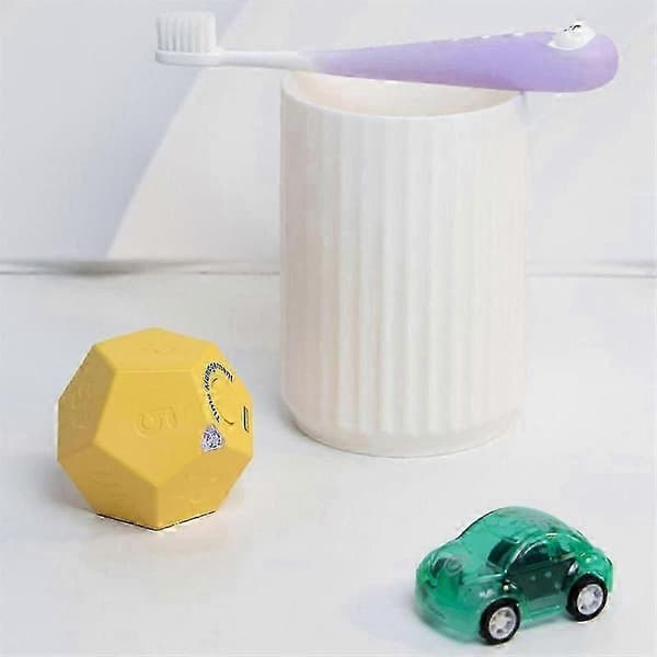 Mini Timer Roterende Dodekaeder Oppladbar Timer Lyd Vibrasjon Lys Alarm Flip Timer Nedtelling For T