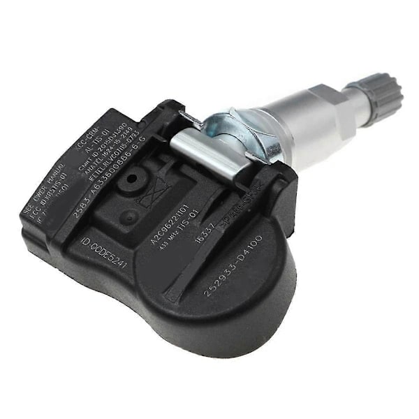 2 stk. 52933-D4100 433MHZ TPMS SENSOR Dæktrykssensor kompatibel med 2019 52933D4100 52933-F2000