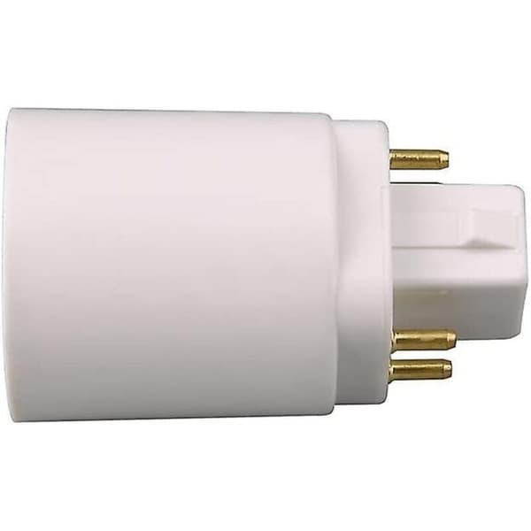 GX24Q LED-lampeadapter til E27 4-pinners sokkel (2 stk)