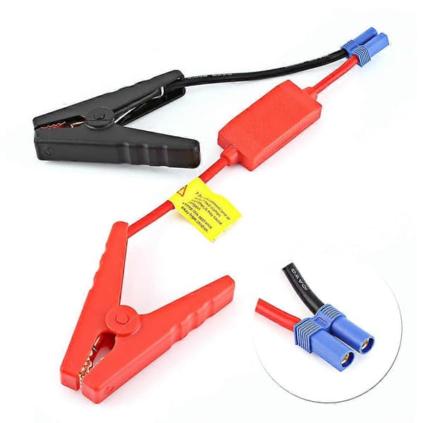 Startkabler for bilbatteritilkobling, startbooster, hindrer omvendt lading