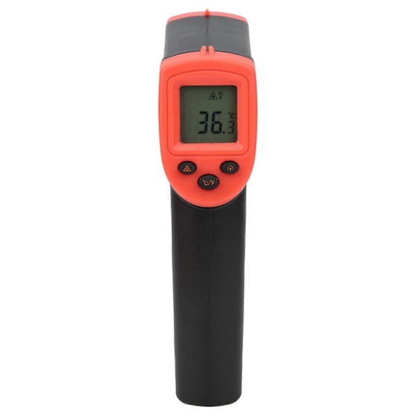 HW600 Berøringsfrit Termometer LCD Infrarødt Digitalt Temperaturmålings Termometer (Rød)