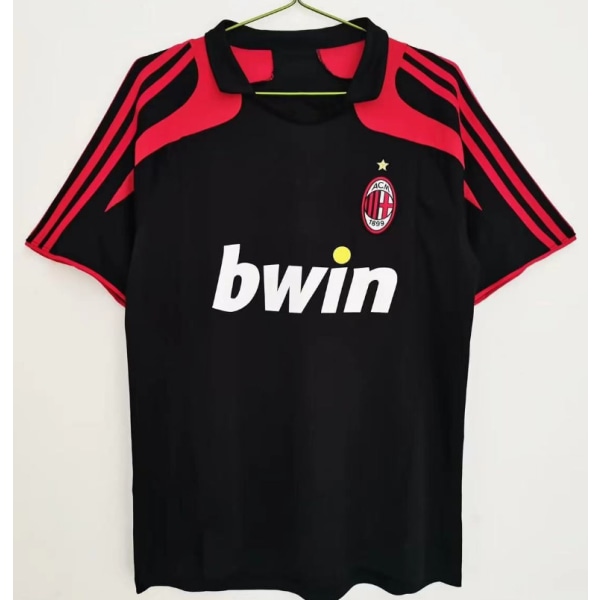 08-07 säsongen AC Inter Milan borta retro tröja T-shirt G.Neville NO.2 S