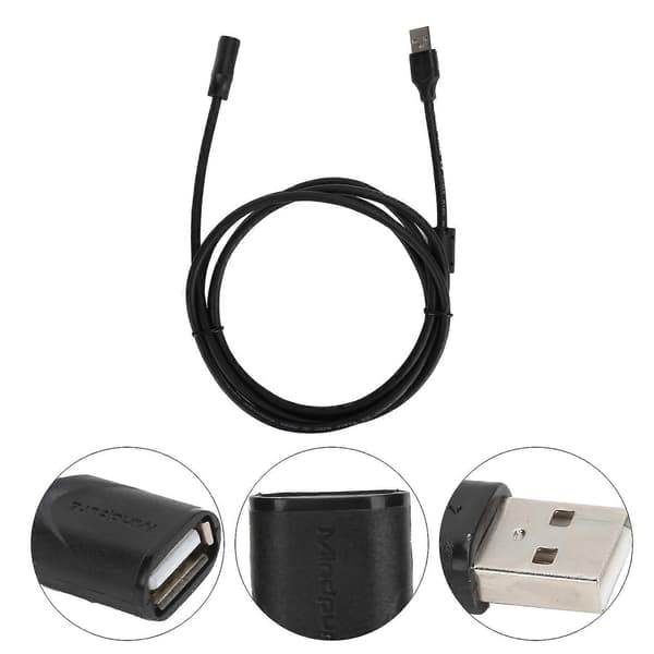 Mindpure Dataforbindelseslinje Han til Hun USB 2.0 Forlængerkabel til Computertastatur Mus