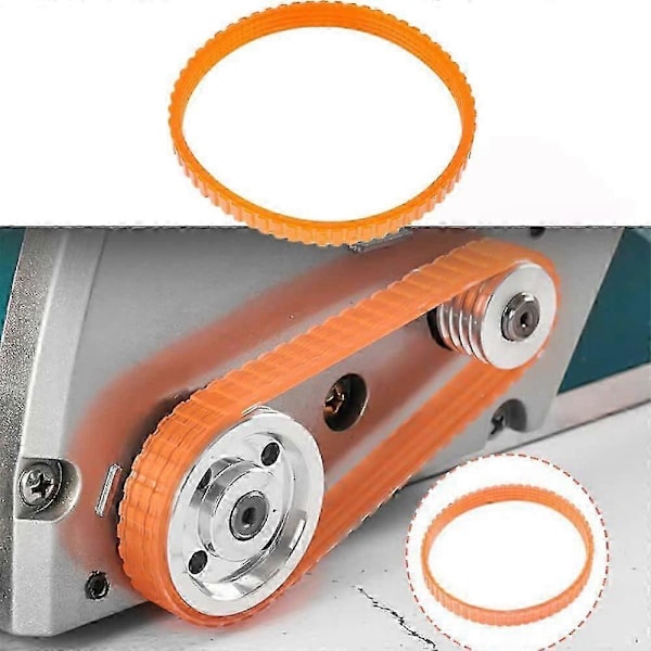 1900B 10 kpl Vaihtohammasvyöt sähköhöyliin, 9,6 mm leveä, oranssi