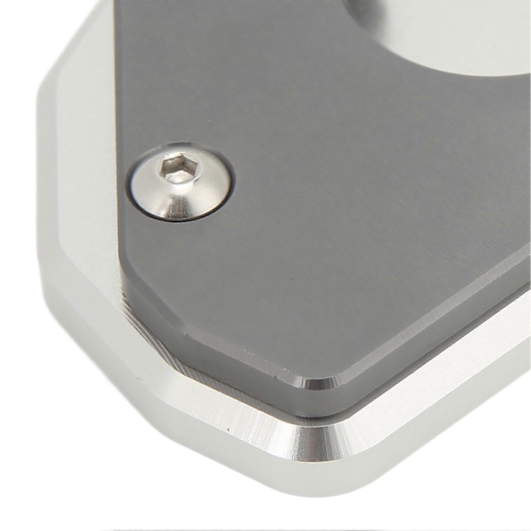 Motorcykel Sidestøtte Forlængerplade Aluminium Legering Grå Rustfri Udskiftning kompatibel med Trident 660 2021+