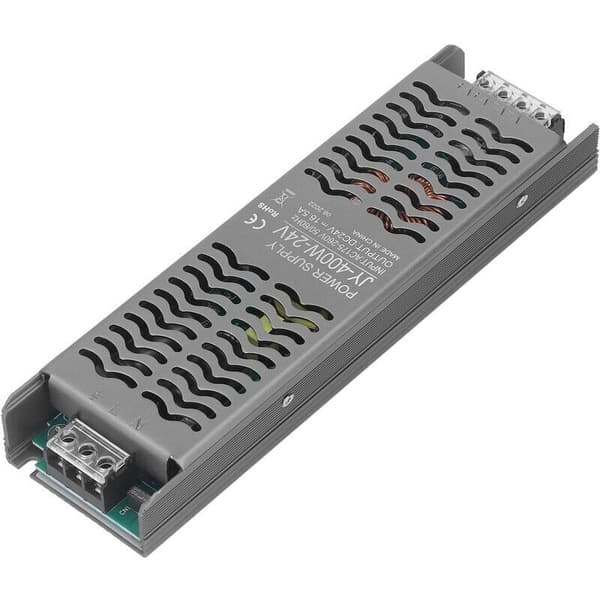 400W DC 24V LED-driver, IP20-beskyttelse, rask varmespredning, LED-transformator, AC 175-260V LED-strømforsyning, LED-driver strømtransformator