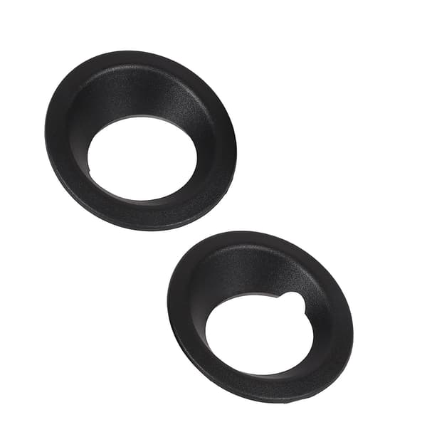 2 STK Frontfanger Tåkelys Ring Deksel 51113400912 Svart Erstatning Kompatibel X3 E83 2004-2006