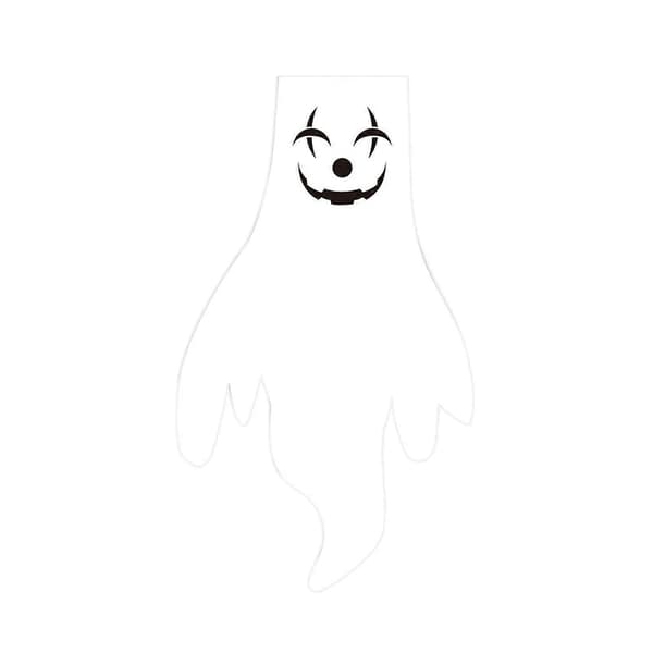 Halloween Vindpose Uttrykksvindrør Flagg Gårdsplassdekorasjon Spøkelsesflagg