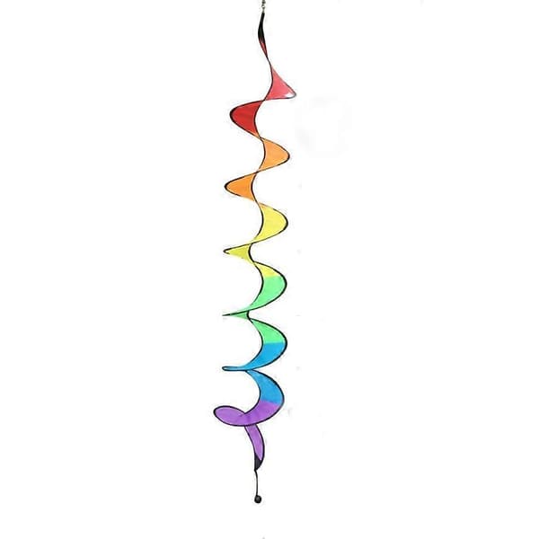 Utendørs Spiral Regnbue Stripe Telt Ornament