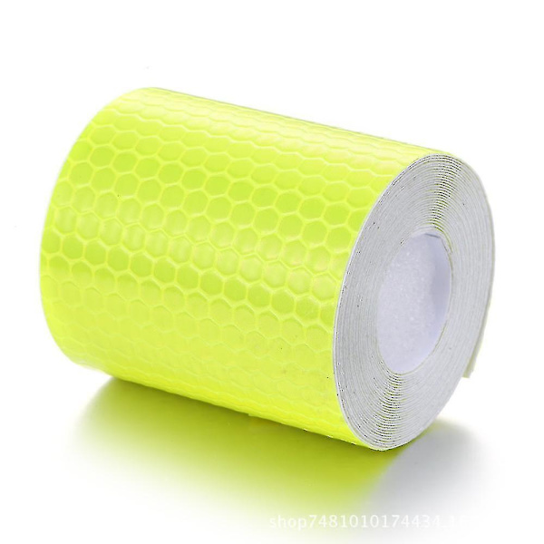 Reflekterande varningstejp Reflekterande varningsdekal 3m*5cm Fluorescent yellow