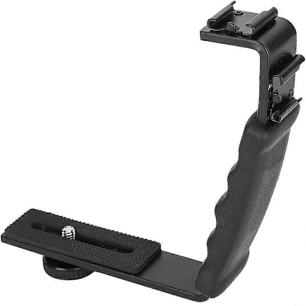 Kameramontering, L-brakett Blitsbrakett Monteringer Videogrep L-brakett for Gimbal Stabilisator DSLR Kamera Videokamera Videolys Mikrofon, 1/4\" Universal T