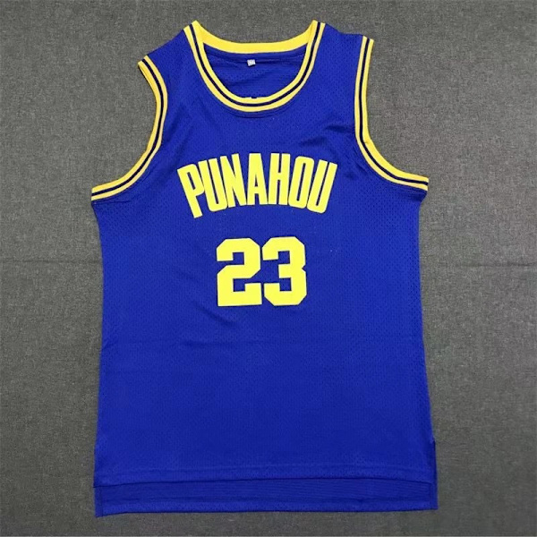 Barack Obama #23 Punahou baskettröja för män M