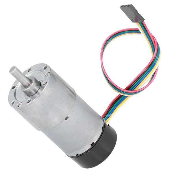 JGB373530 DC12V Encoder Metall Gearmotor Hastighetsreduksjon Høy Torsjon Encoder Gear Motor 167RPM