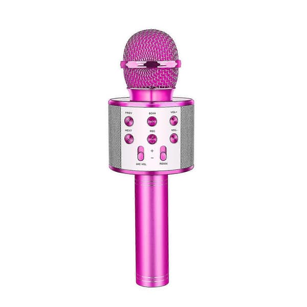 Bluetooth Karaoke Mikrofon, multifunktionel håndholdt trådløs maskine