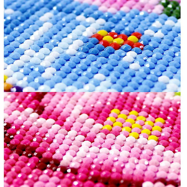 5D Diamantmålning Eiffeltornet (30X40cm) 2 set
