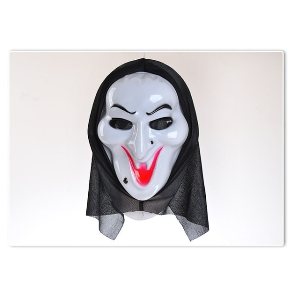 Funny Mask Halloween Party rekvisita Skräck Siamese Devil Skull Mask style 2