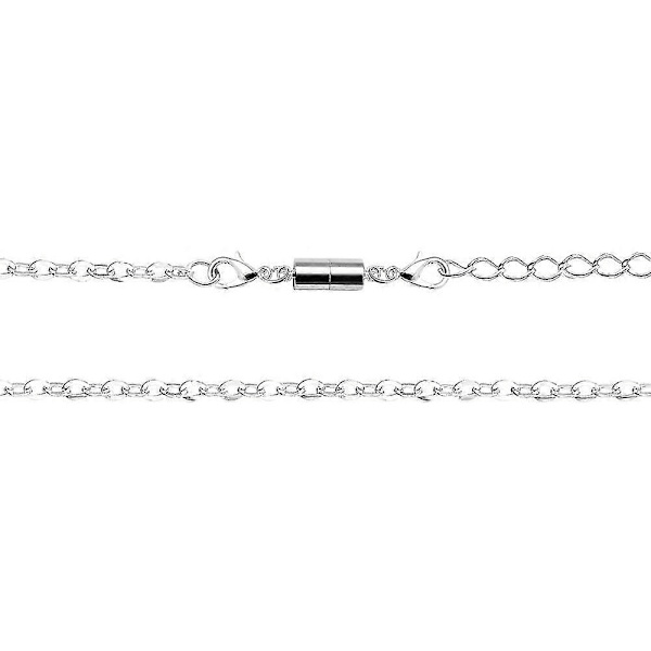 10x Magnetiska Hummerlås Magnetiskt Halsband Lås Förlängare För Smycken Halsband