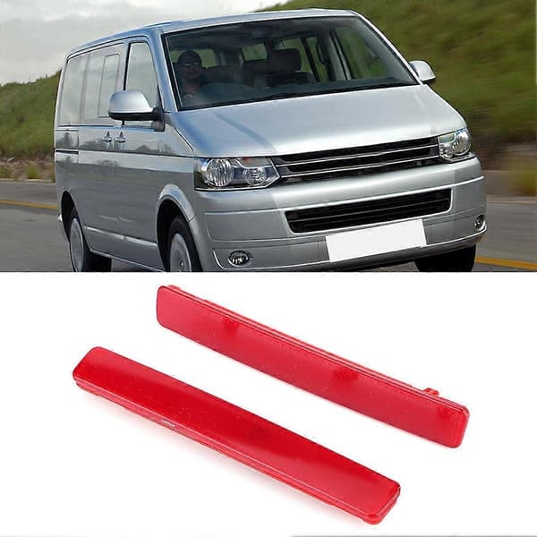 Par bakre støtfangerreflektor Passer for T5 Transporter / Caravelle / Multivan 2003-2009 7E0945105