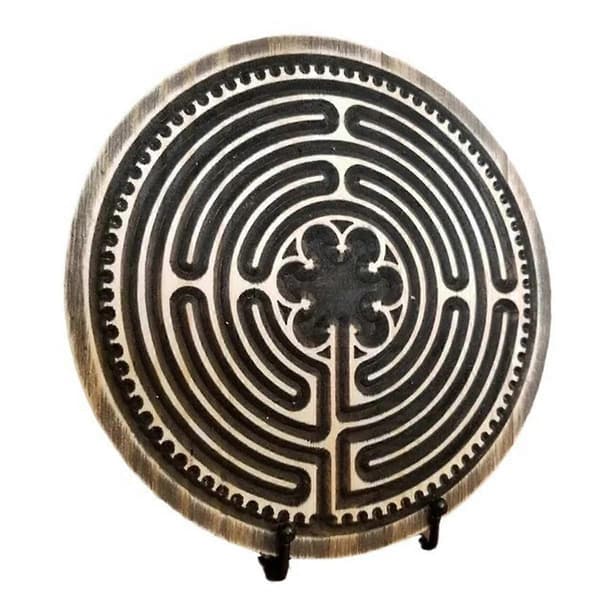 Labyrinter Træ Labyrinter Finger Labyrinter til Meditation og Bøn, Træ Mindfulness Værktøj og