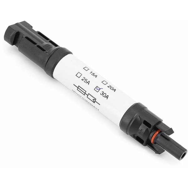 MC4-stik med 30A sikring – IP67-klassificeret – Højstyrke PPO-plasthus – Til solcelleanlæg – MC-4