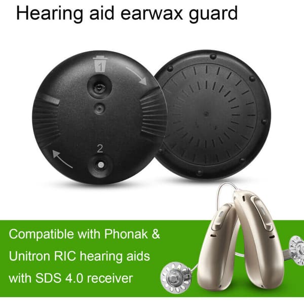 Cerushield V2.0-disk for Phonak. 5 stk. anti-voksbeskyttelse for høreapparater.