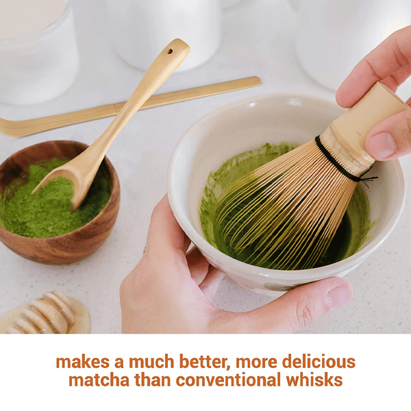 Matcha-vispiläsetti aitoon matcha-teekokemukseen