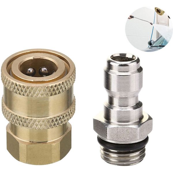 1/4\" 5000 PSI Högtryckstvättadapterkit