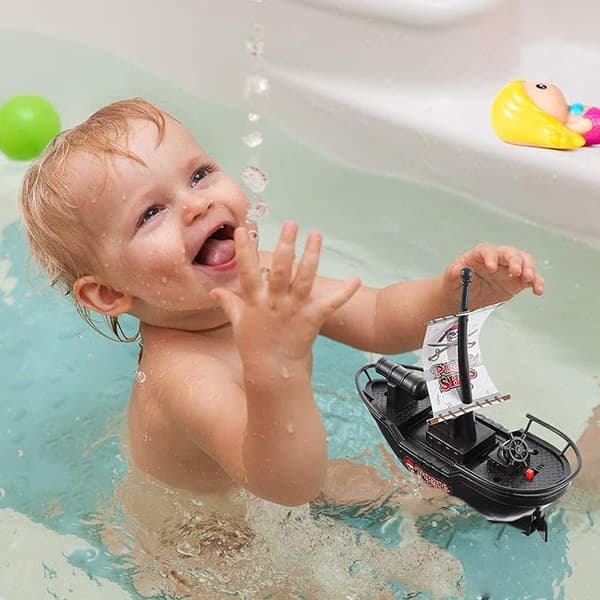 Pool Pirate Båt Leke Badeleker Badebåt Leke Elektrisk Pirate Båt Leke Bursdagsgave
