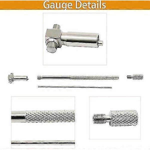 6-pack 8-150 mm Teleskopiskt Mätsats Mikrometer Mätning Hål Tekniker Kit